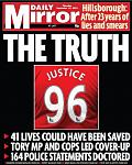 daily mirror front cover hillsborough