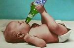 Baby drinking
